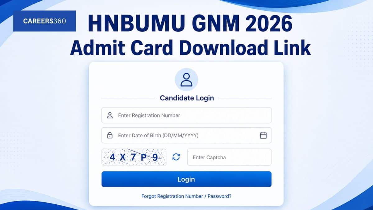 HNBUMU GNM 2026 Admit Card Download Link Activated: Hall Ticket Link at hnbumu.ac.in